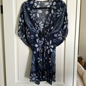 Bleu Rod Bettie Batik swim coverup